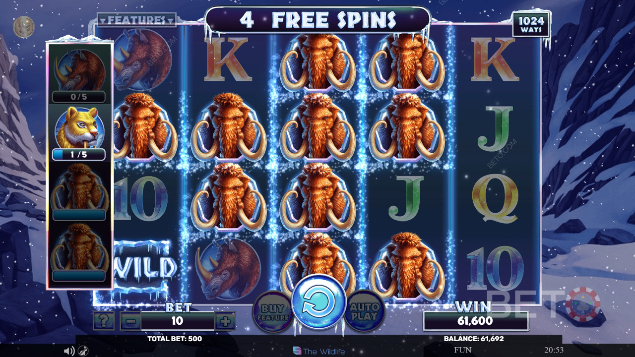 Mammut Rampage Überprüfung durch BETO Slots