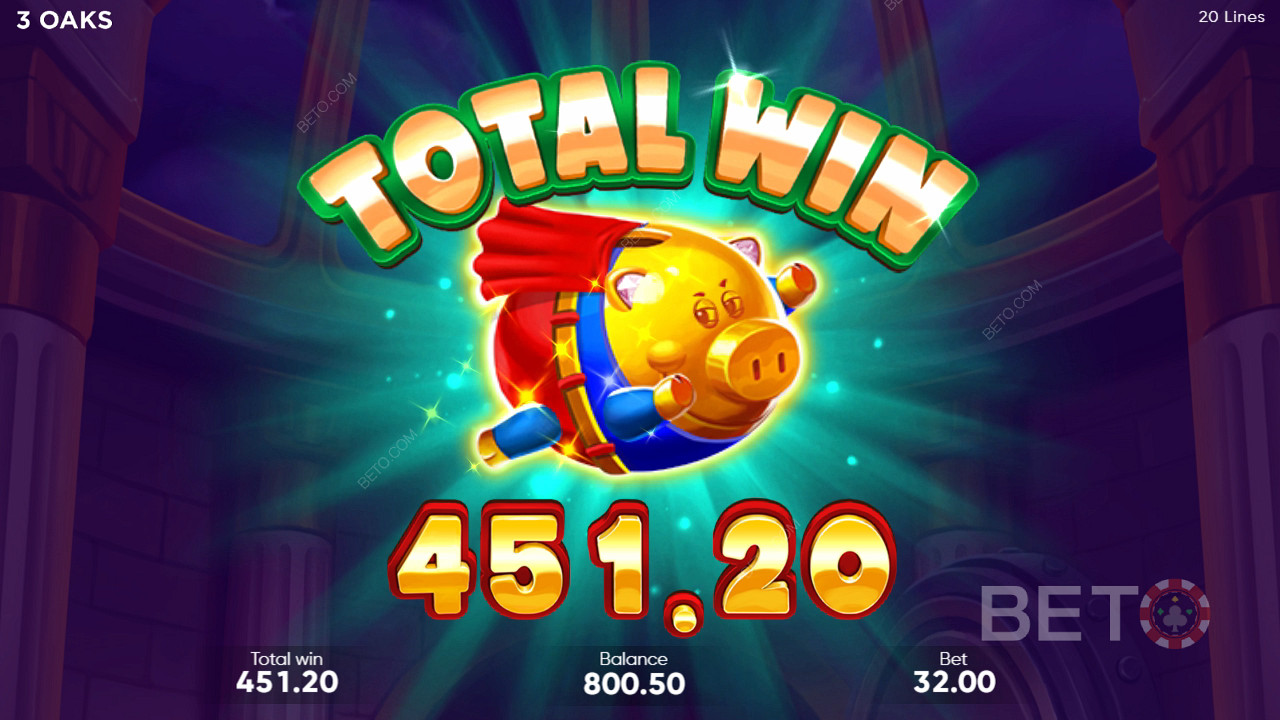 Gewinnen Sie das 6.750-fache Ihres Einsatzes im Super Sticky Piggy Slot Online!
