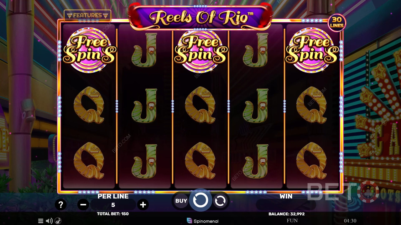 Reels Of Rio - Party Time Überprüfung durch BETO Slots