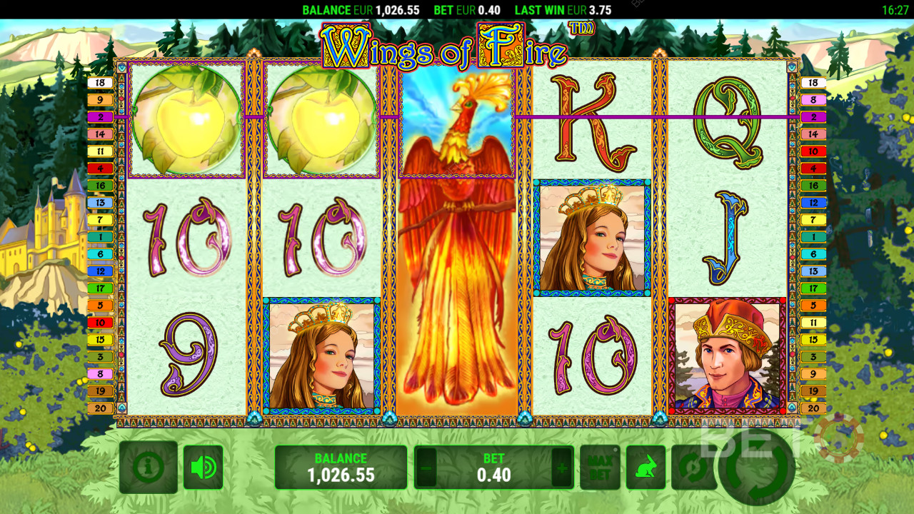 Lohnt sich der Wings of Fire Spielautomat?