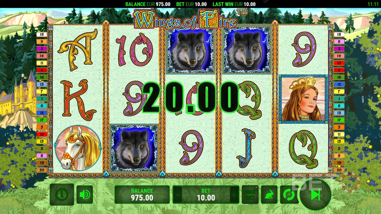 Wings of Fire Überprüfung durch BETO Slots