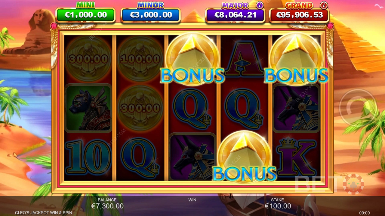 Cleo's Jackpot Win & Spin Kostenlos Spielen