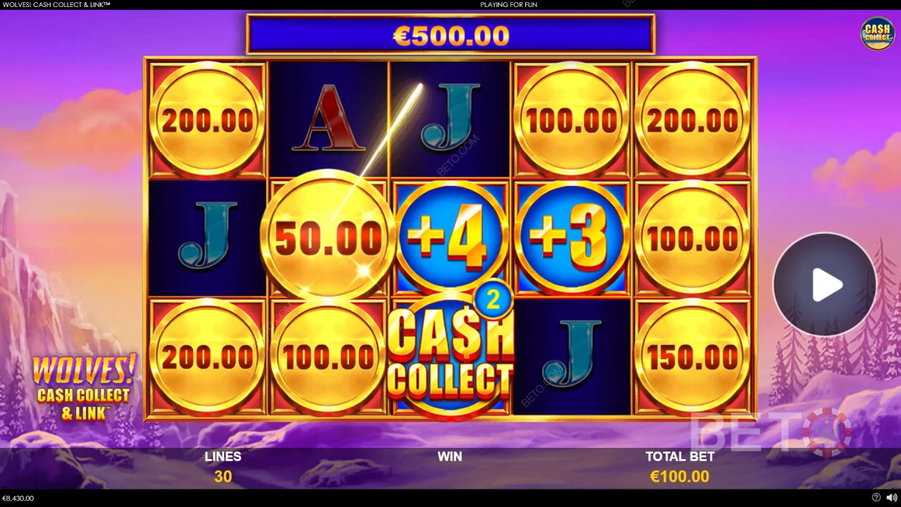 Gewinnen Sie das 5.000-fache Ihres Einsatzes im Wolves! Cash Collect & Link Slot Online!