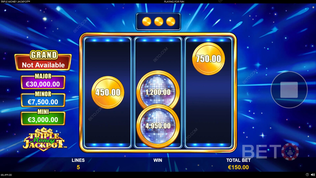 Bonusfunktionen in Triple Money Jackpot erklärt von Playtech