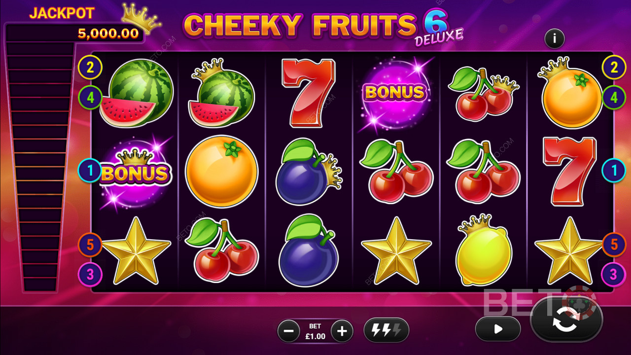 Cheeky Fruits 6 Deluxe  Kostenlos Spielen