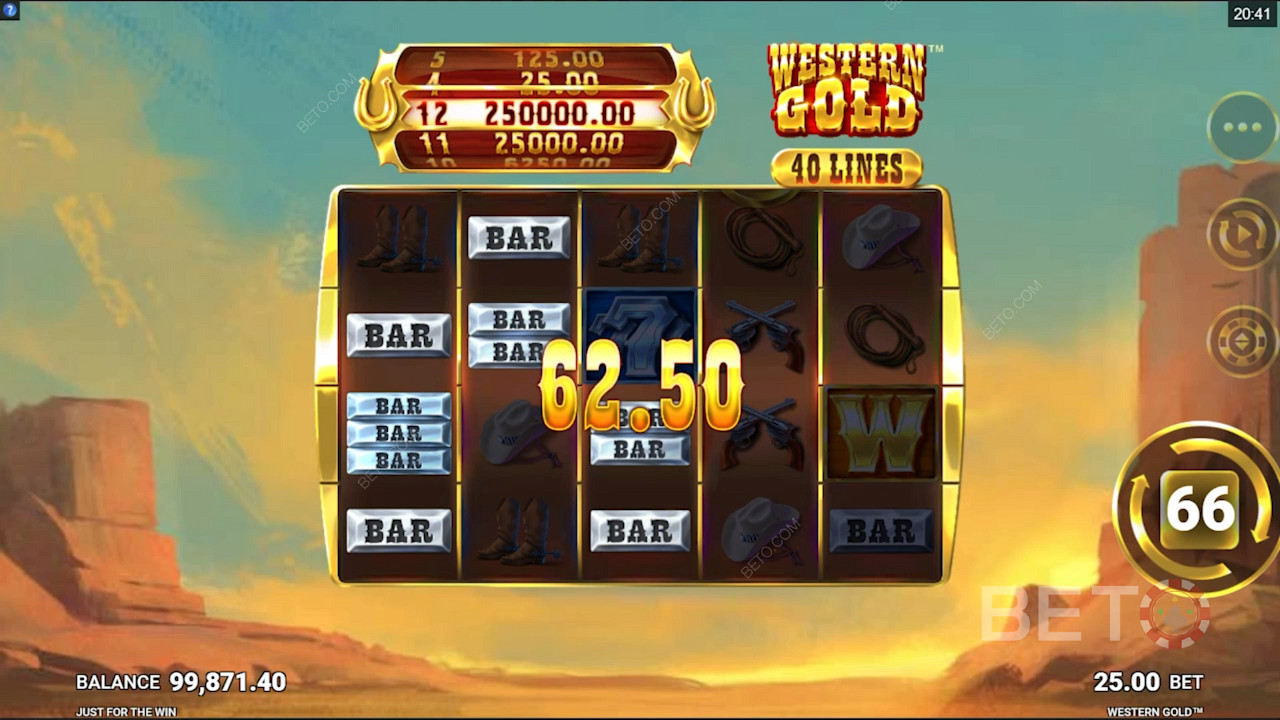 Verwendung der automatischen Spielfunktion in diesem Casino-Spiel