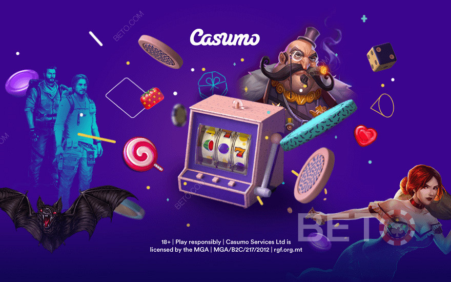 Casumo-Bonus und spannende Auswahl an Casino-Spielen.
