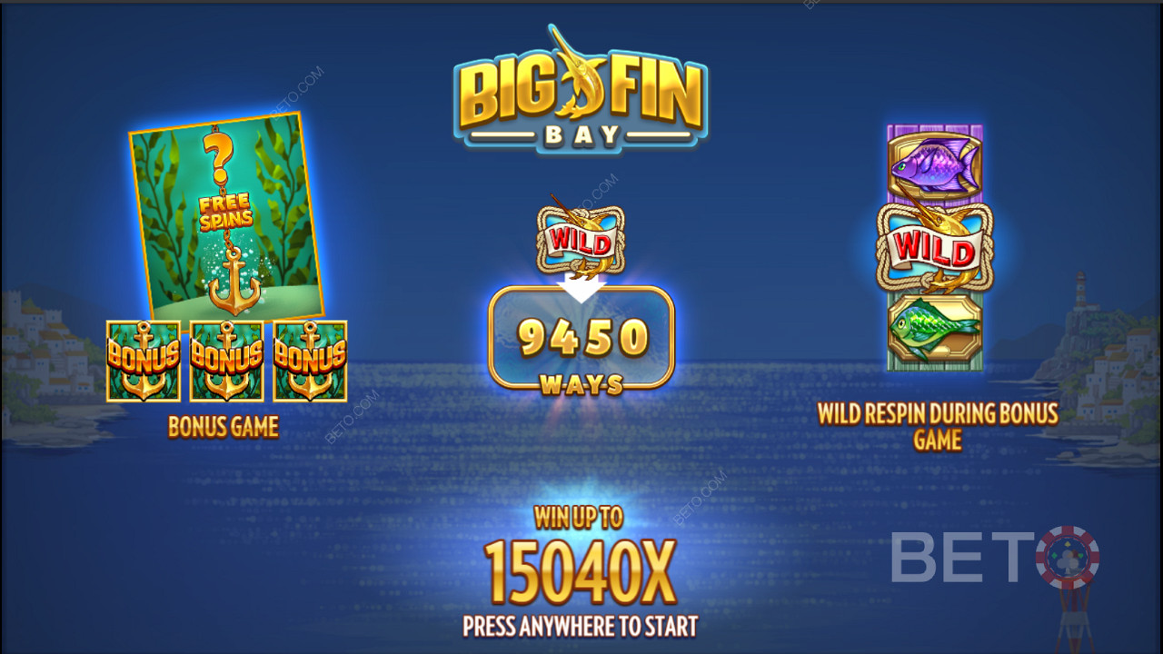 Einführung des Video-Spielautomaten Big Fin Bay