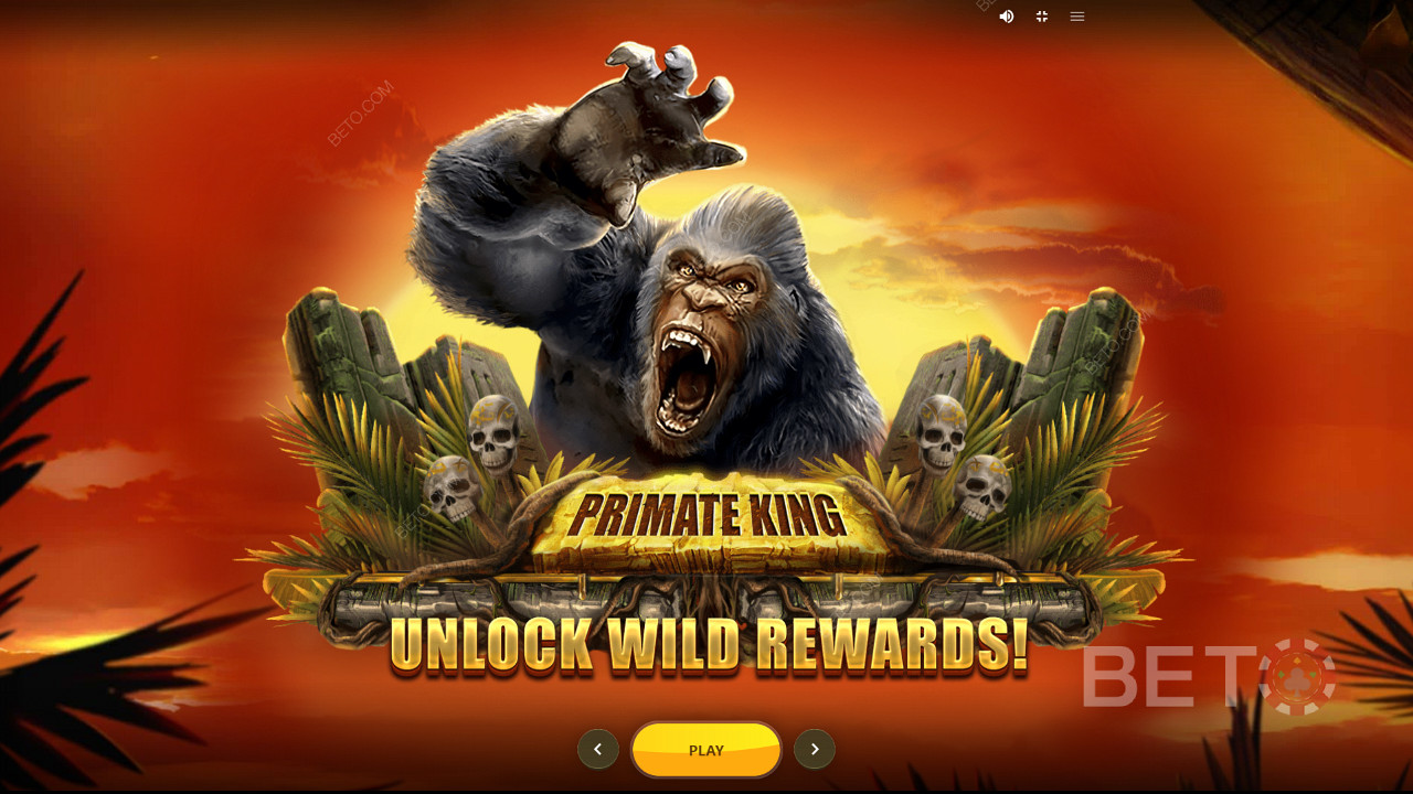 Verlockende Grafiken von Primate King Slot