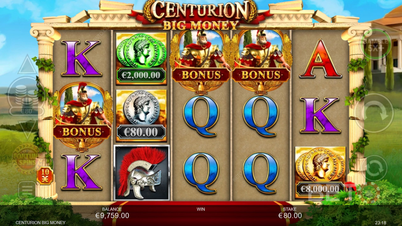 Centurion Big Money Überprüfung durch BETO Slots