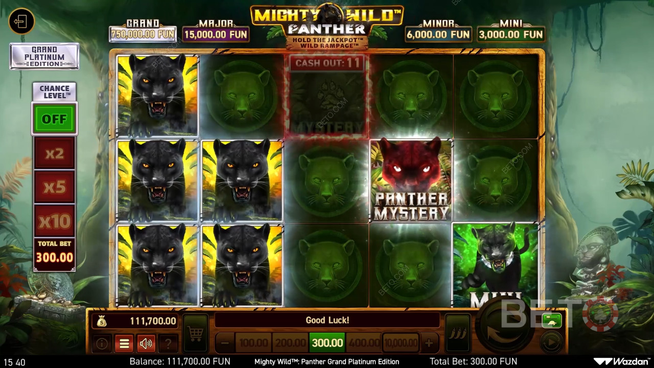 Mighty Wild: Panther Grand Platinum Edition Überprüfung durch BETO Slots