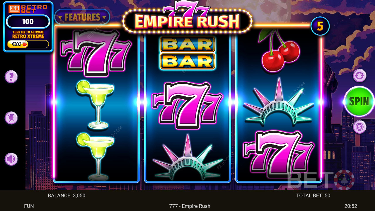 777 Empire Rush Überprüfung durch BETO Slots