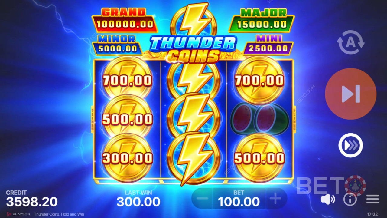 Thunder Coins Überprüfung durch BETO Slots