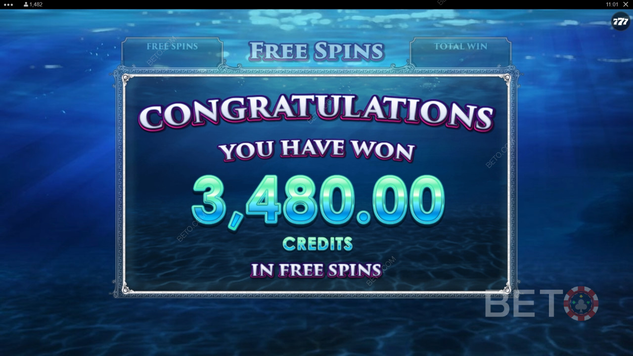 Gewinnen Sie das 240-fache Ihres Einsatzes im Ariana Slot!