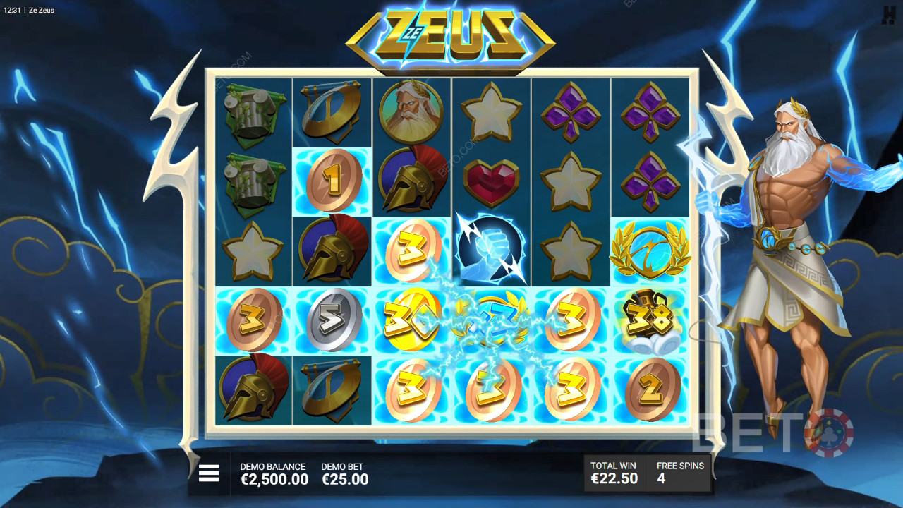 Bonus-Features erklärt in Ze Zeus von Hacksaw Gaming