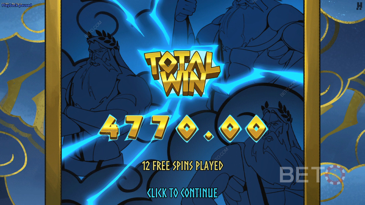 Gewinnen Sie das 10.000-fache Ihres Einsatzes im Zeus Video Slot!