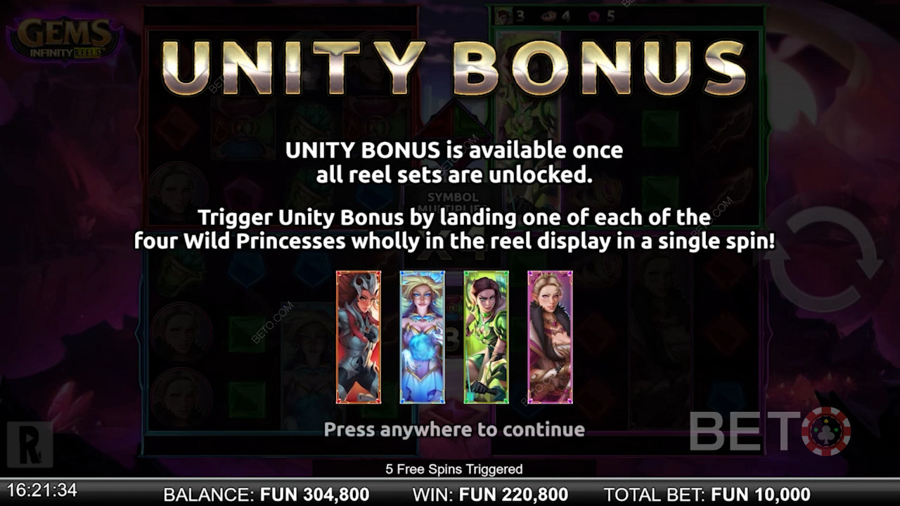 Das Utility-Bonus-Feature ist eines der vielen Extra-Features in diesem Spielautomaten