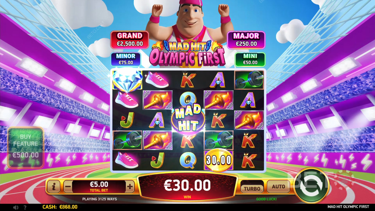 Mad Hit Olympic Erste Überprüfung durch BETO Slots
