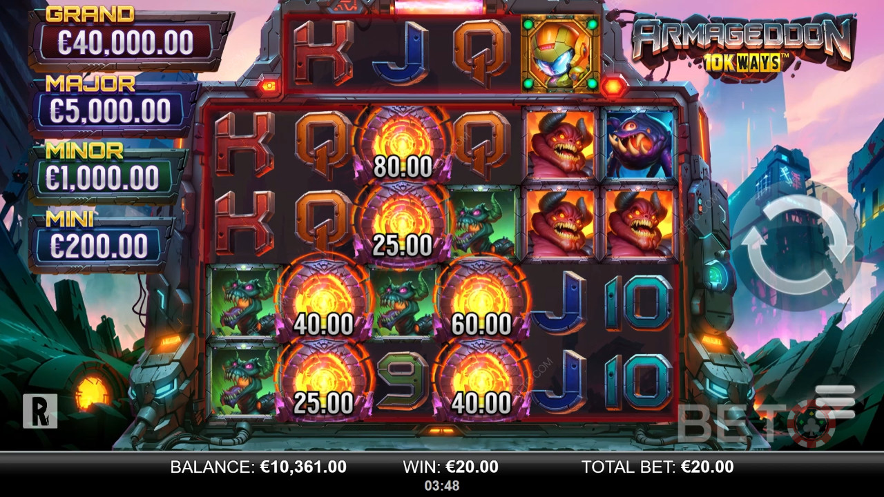 Armageddon 10k Ways Überprüfung durch BETO Slots