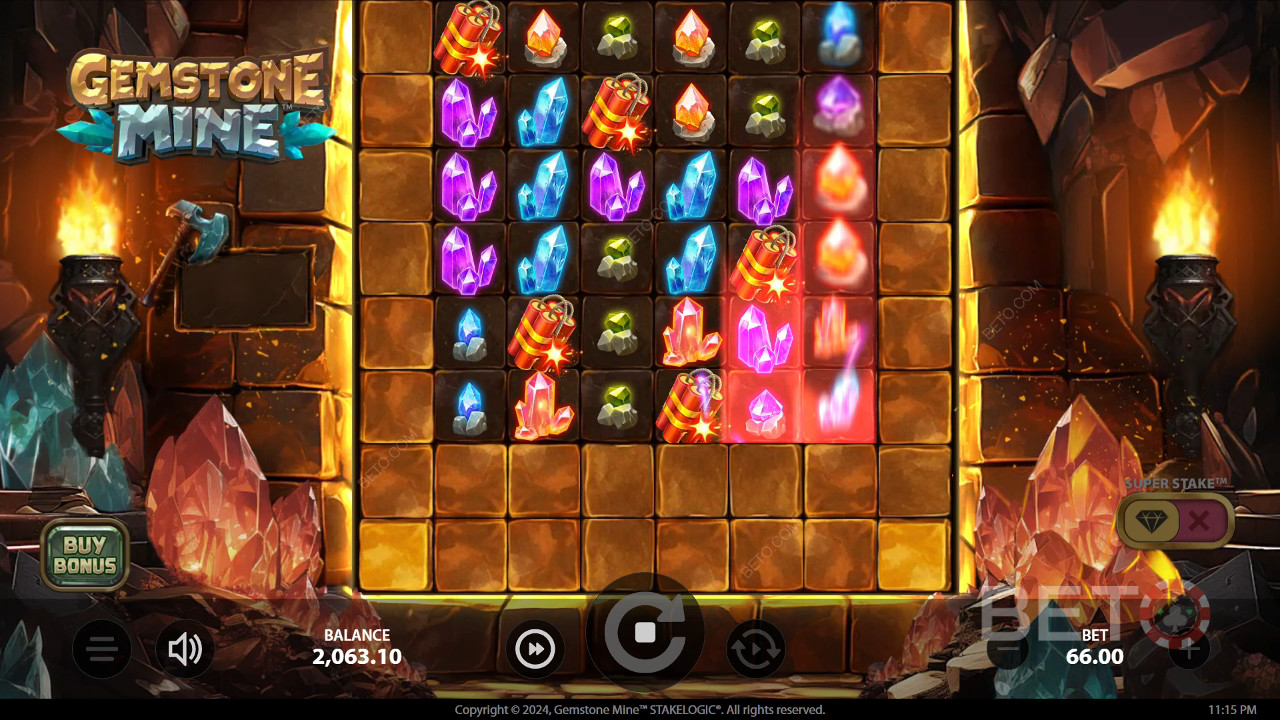 Edelsteinmine Überprüfung durch BETO Slots