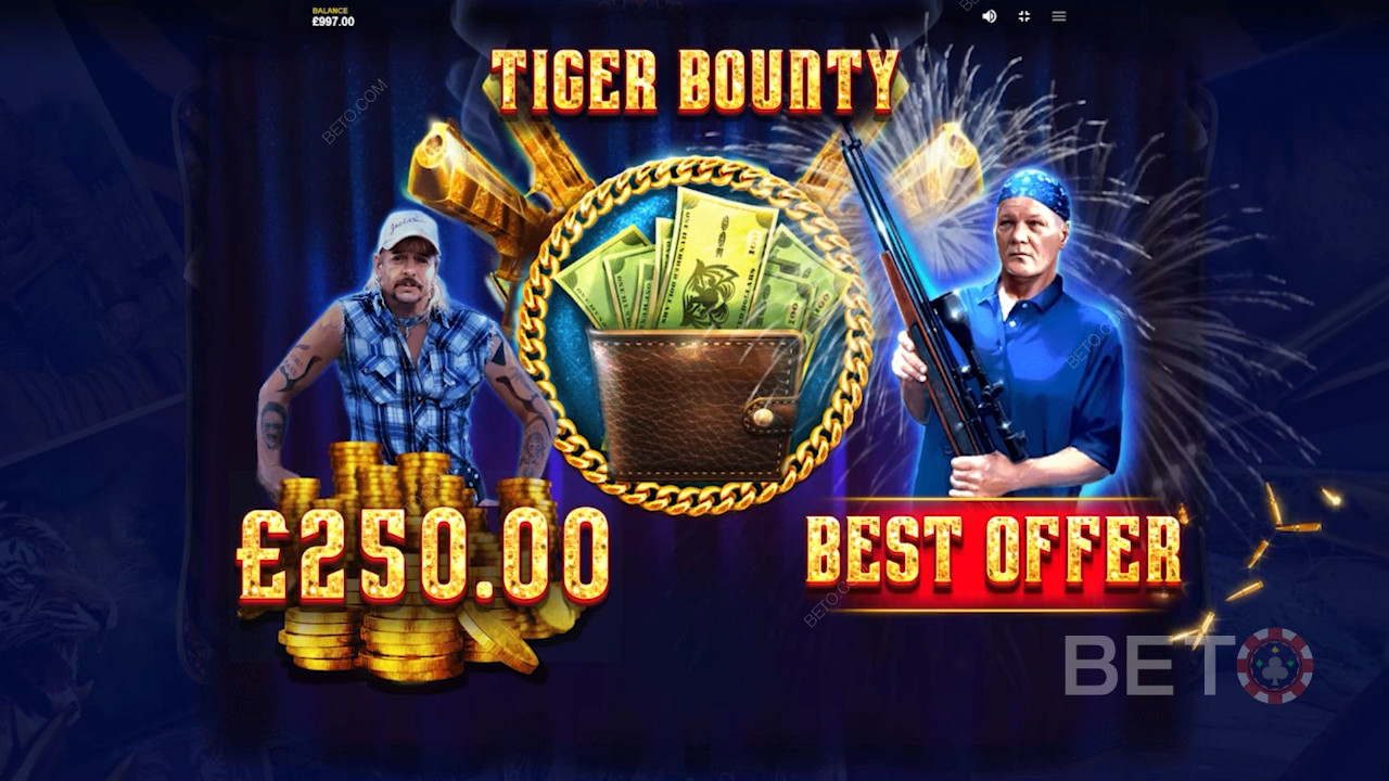 Tiger Bounty-Bonus in Joe Exotic