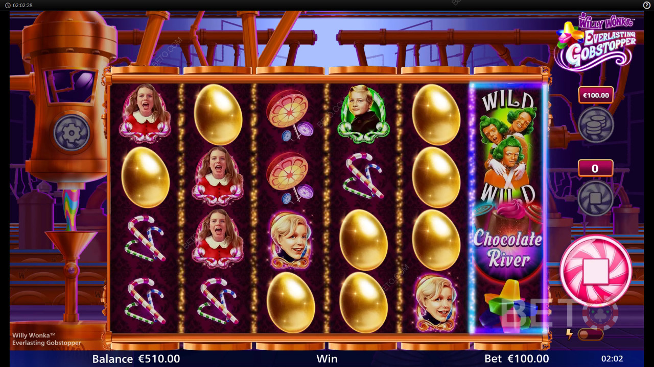 Willy Wonka Everlasting Gobstopper Überprüfung durch BETO Slots