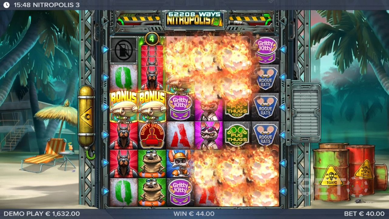 Nitropolis 3 Überprüfung durch BETO Slots