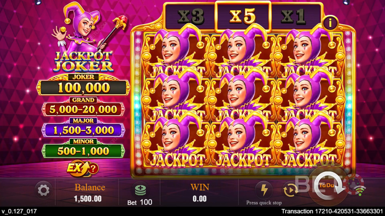 Jackpot Joker Überprüfung durch BETO Slots