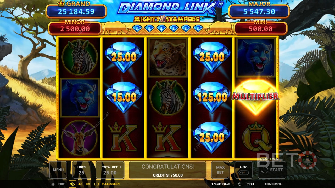 Diamond Link: Mighty Stampede Kostenlos Spielen