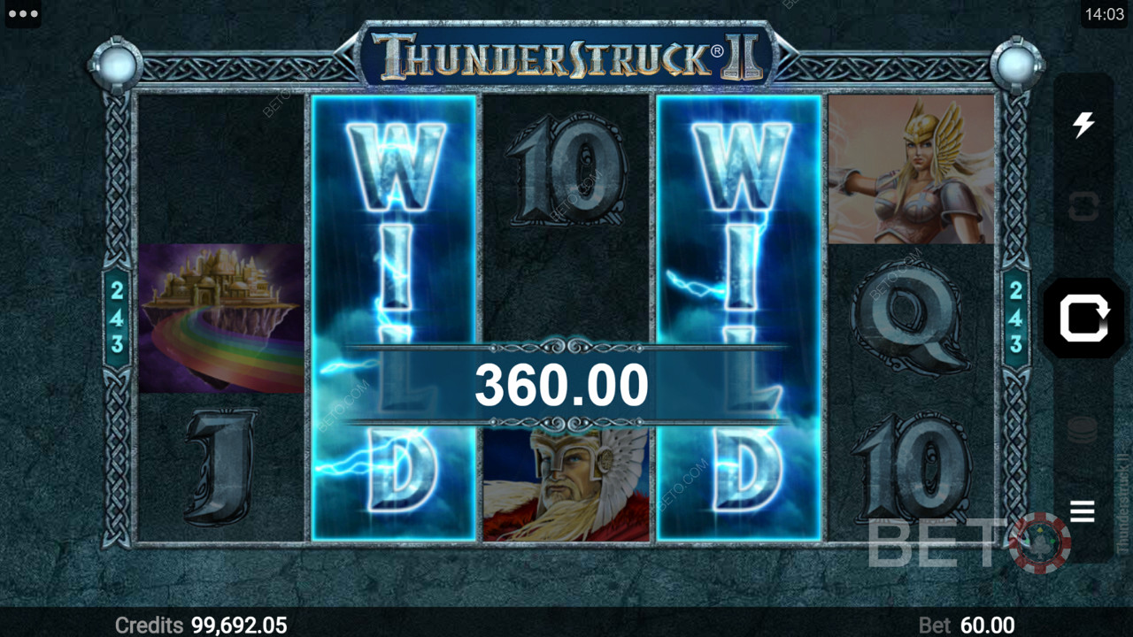 Gewinnen Sie einen guten Preis am Spielautomaten Thunderstruck II