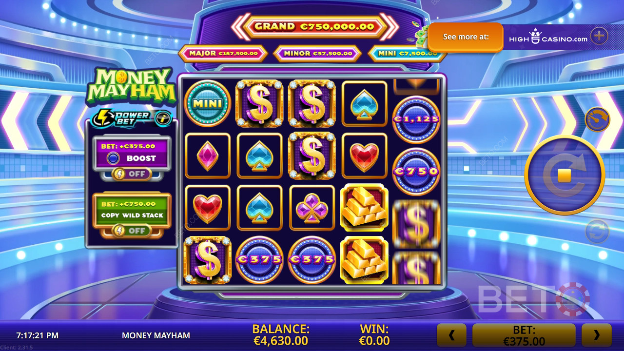 Geld Mayham Überprüfung durch BETO Slots