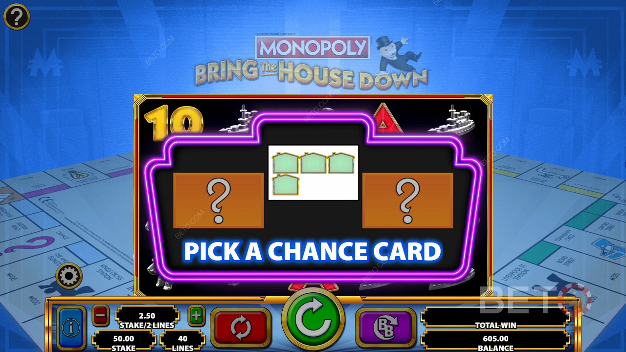Besondere Chance in Monopoly: Bring das Haus zum Einsturz