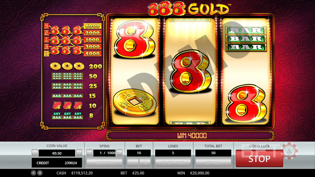 888 Gold Überprüfung durch BETO Slots