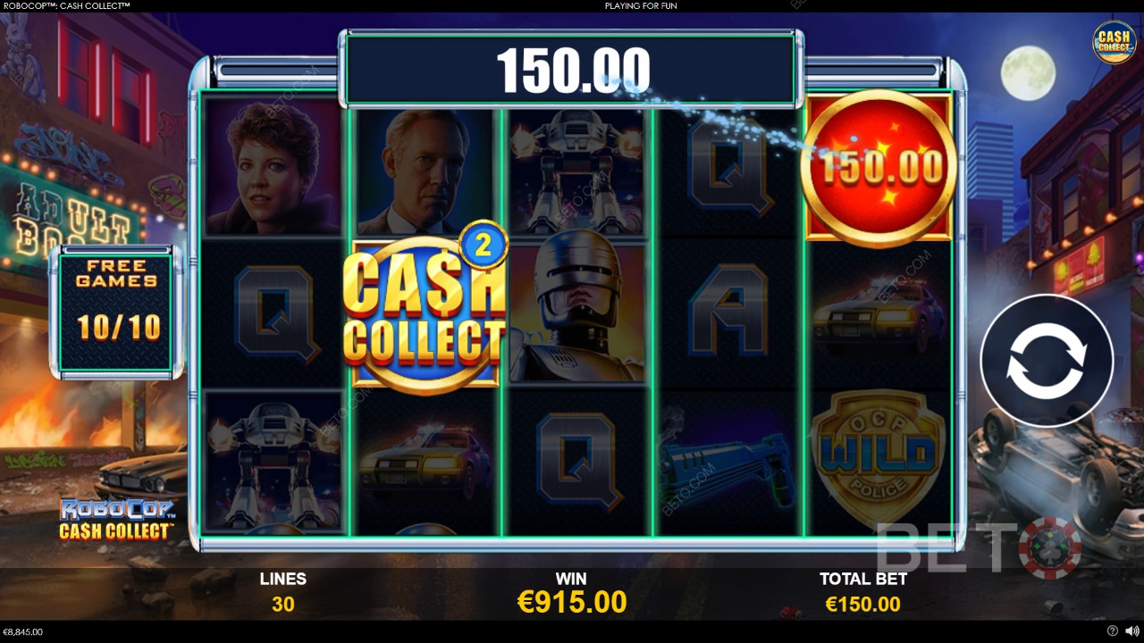 Lohnt sich der RoboCop: Cash Collect Online Slot?