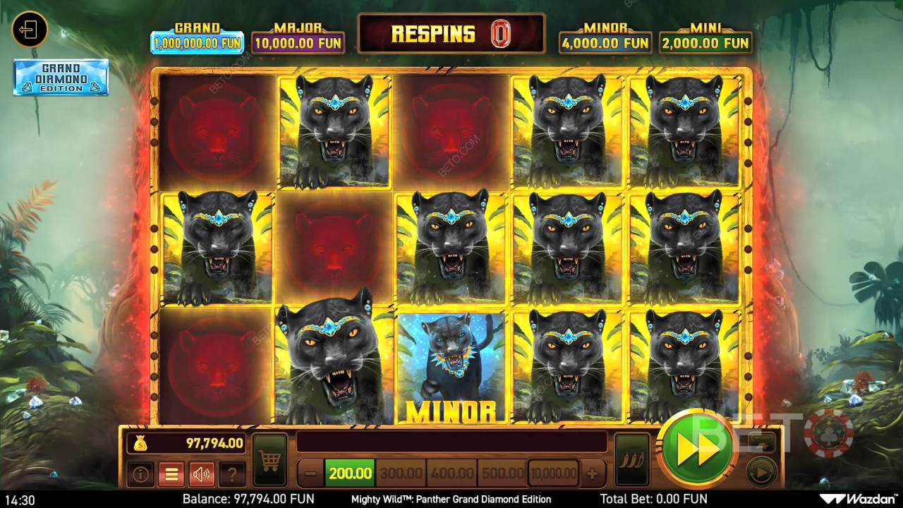 Mighty Wild: Panther Grand Diamond Edition Überprüfung durch BETO Slots
