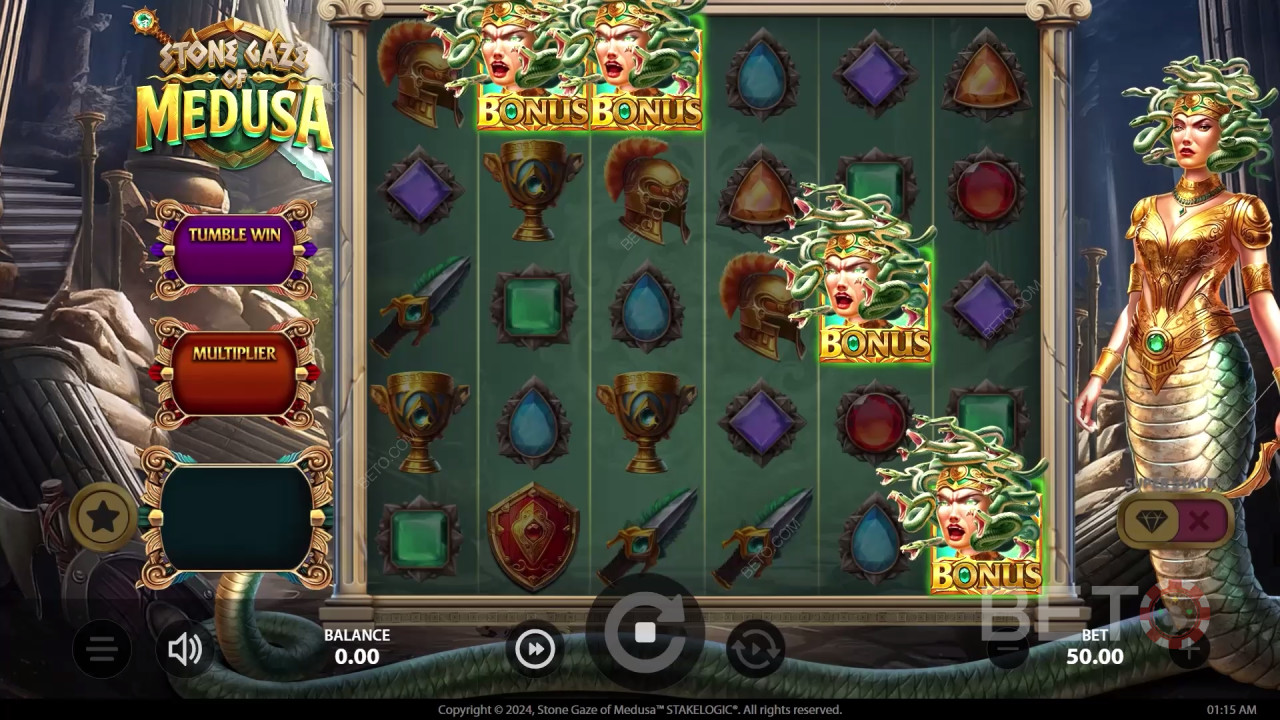 Stone Gaze of Medusa Überprüfung durch BETO Slots
