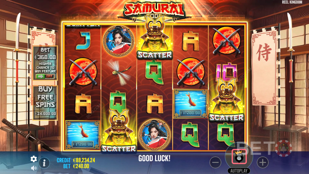 Samurai Code Überprüfung durch BETO Slots