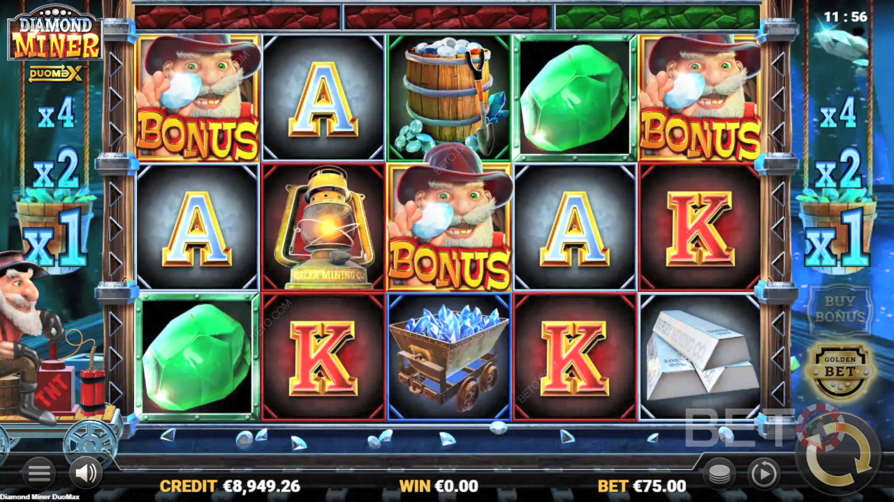 Diamond Miner DuoMax Überprüfung durch BETO Slots