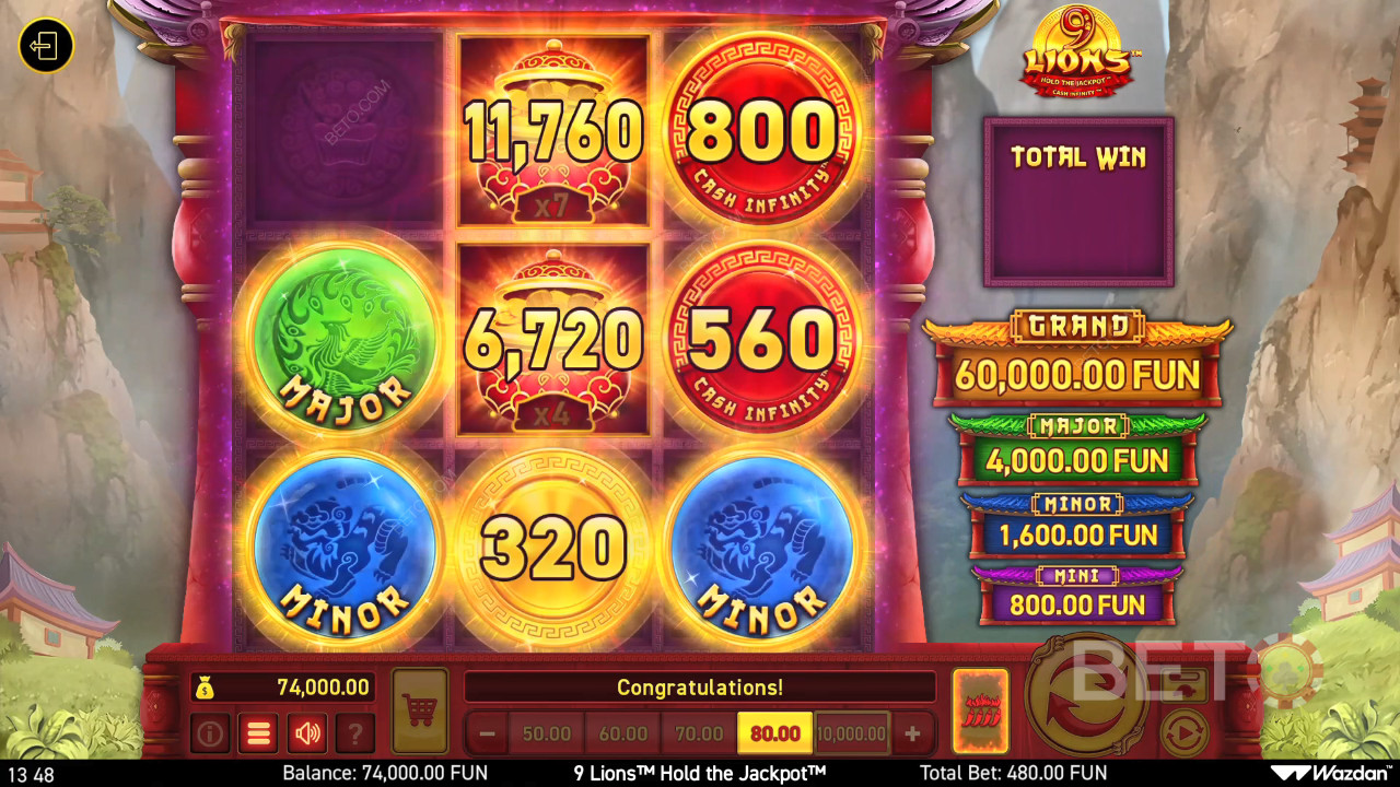 9 Lions Hold the Jackpot Testbericht von BETO Slots