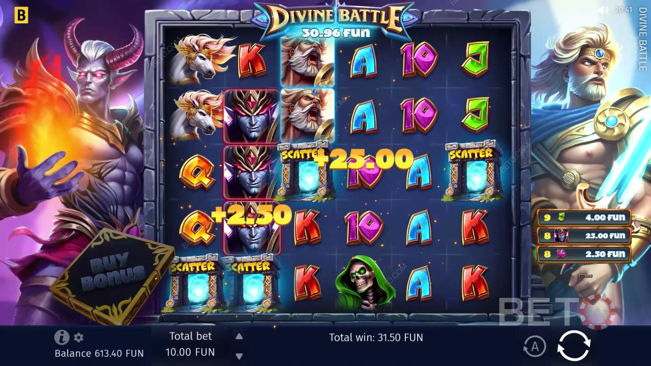 Divine Battle Überprüfung durch BETO Slots