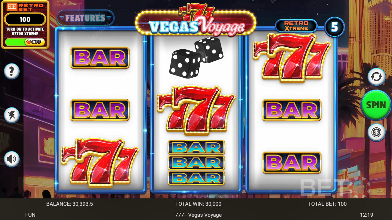 777 - Vegas Voyage Überprüfung durch BETO Slots