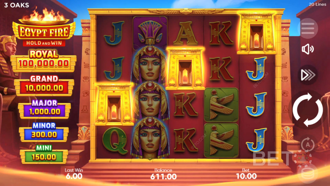 Egypt Fire Überprüfung durch BETO Slots