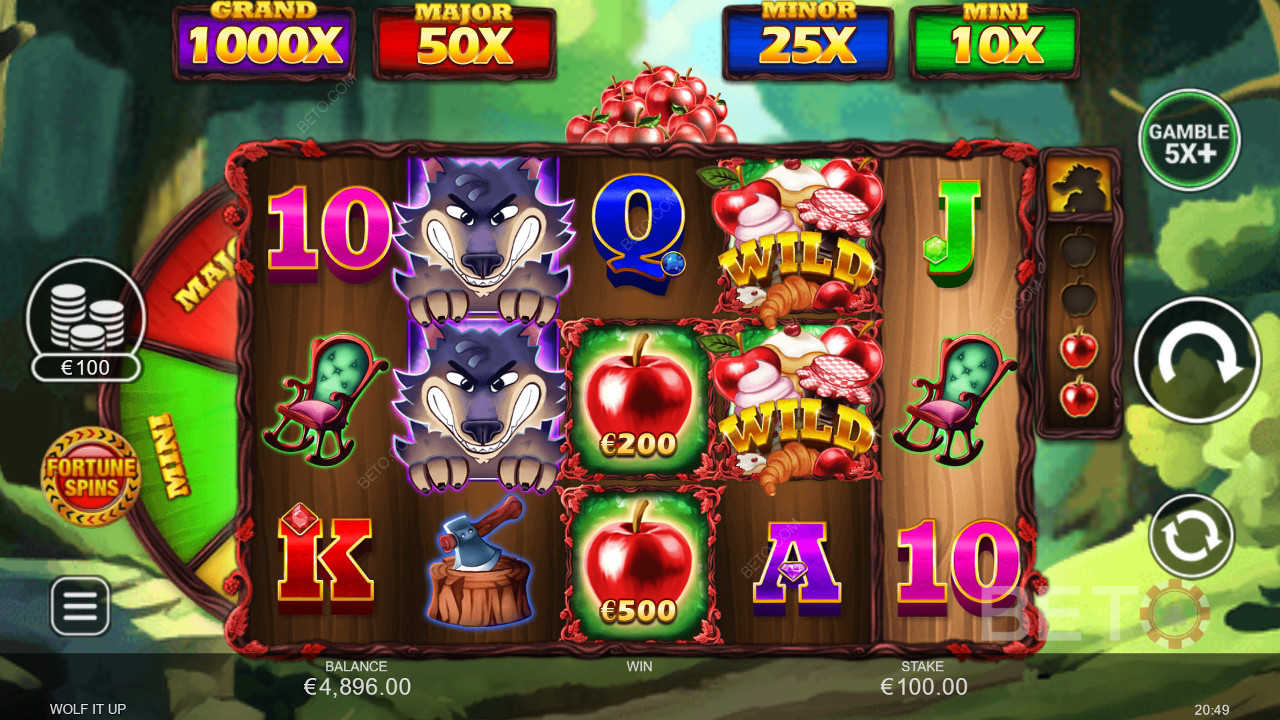 Die Bonusfunktionen werden in Wolf It Up erklärt von Inspired Gaming