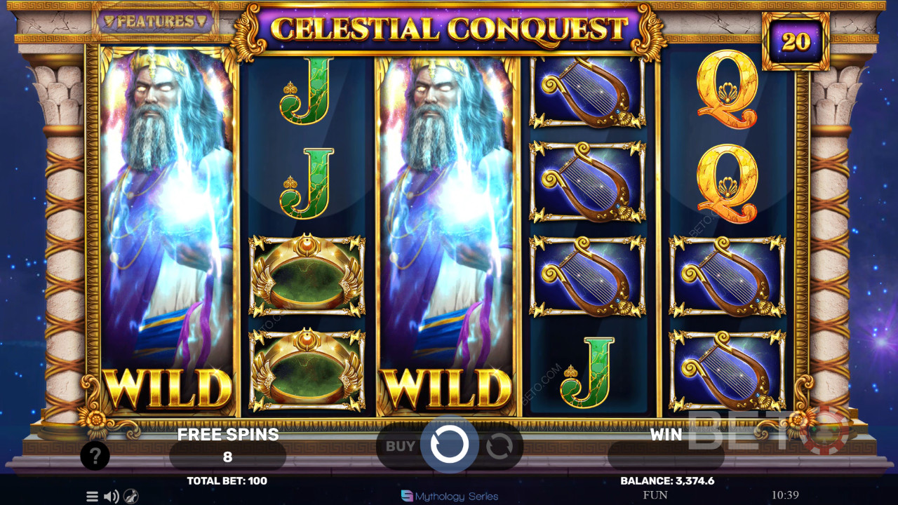 Himmlische Eroberung Überprüfung durch BETO Slots
