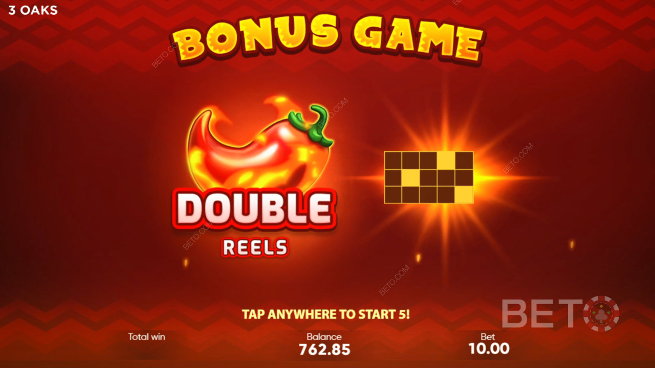 Erklärte Bonusfunktionen in 3 Hot Chilies von 3 Oaks Gaming