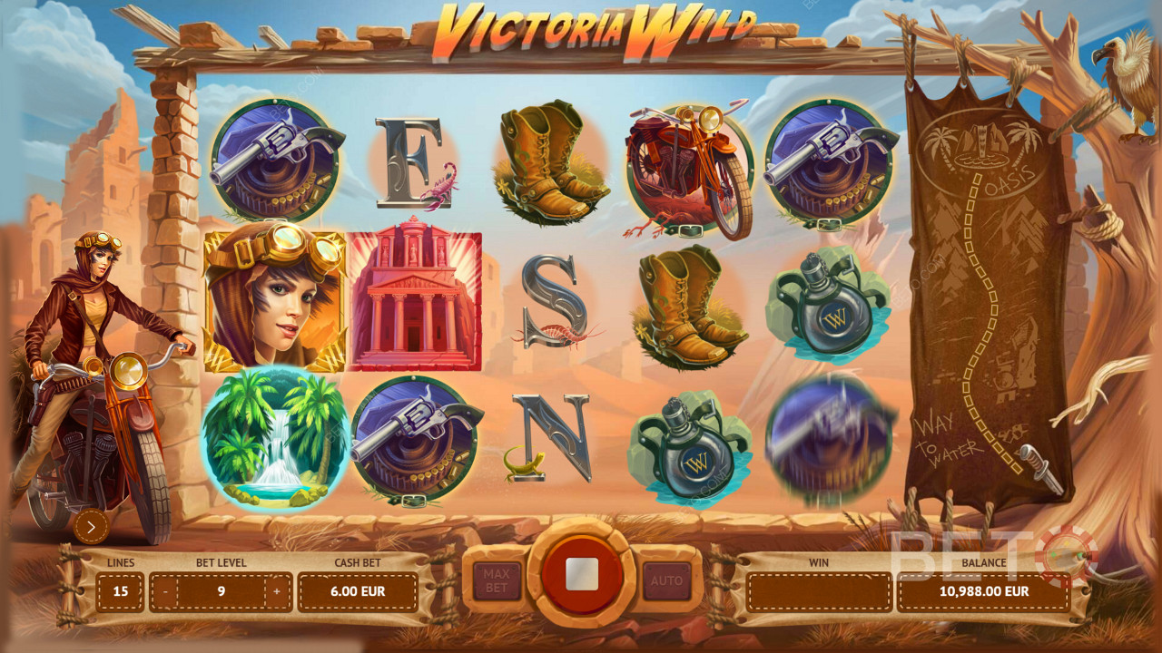 Genießen Sie den Spielautomaten Victoria Wild von TrueLab mit Freispielen, Respins und anderen spannenden Funktionen