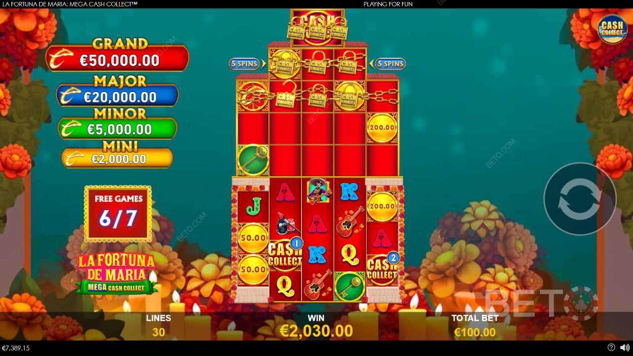 La Fortuna de Maria: Mega Cash Collect Überprüfung durch BETO Slots