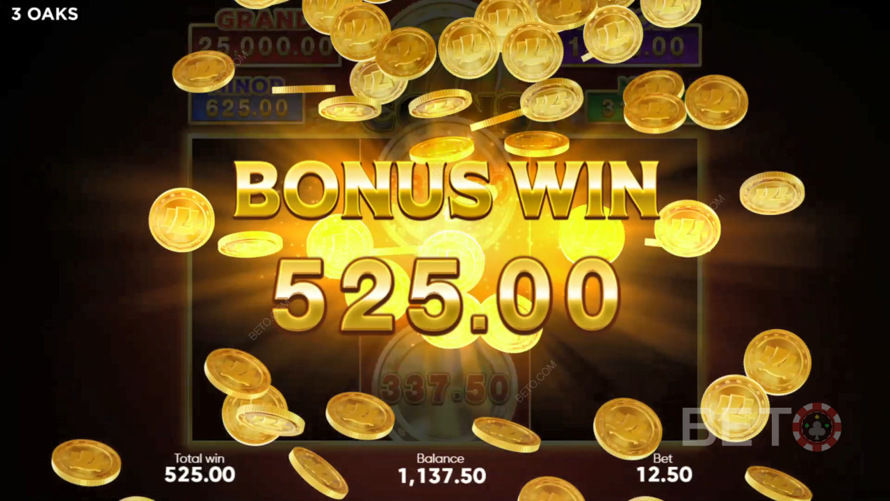 Erklärte Bonusfunktionen in 777 Coins von 3 Oaks Gaming
