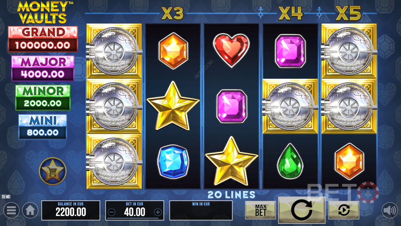 Money Vaults Überprüfung durch BETO Slots