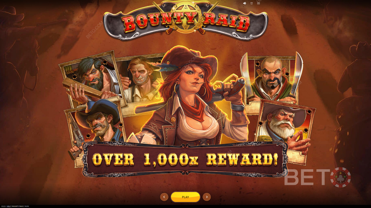 Goldenes Gewinnpotenzial von Bounty Raid